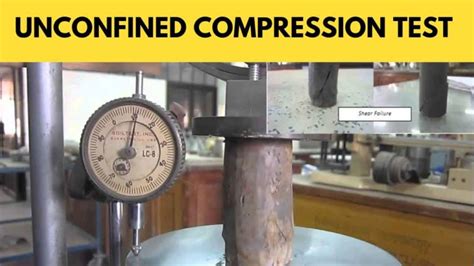 lab 10 unconfined compression test|unconfined compression test is code.